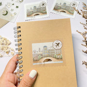 Beautiful handmade Amsterdam Stamp stationery - created by Lettoon
