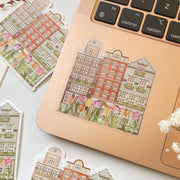 Beautiful handmade Amsterdam Tulip stationery - created by Lettoon