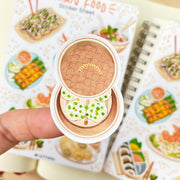 Beautiful handmade Asian Food stationery - created by LETTOOn