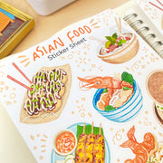 Beautiful handmade Asian Food stationery - created by LETTOOn