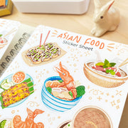 Beautiful handmade Asian Food stationery - created by LETTOOn