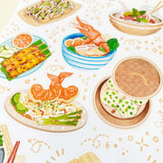 Beautiful handmade Asian Food stationery - created by LETTOOn