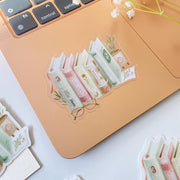 Beautiful handmade Bookworm stationery - created by Lettoon