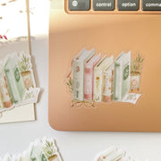 Beautiful handmade Bookworm stationery - created by Lettoon