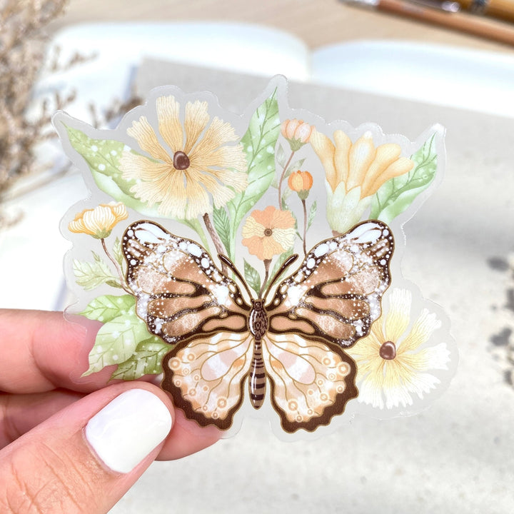 Beautiful handmade Botanical Butterfly stationery - created by Lettoon