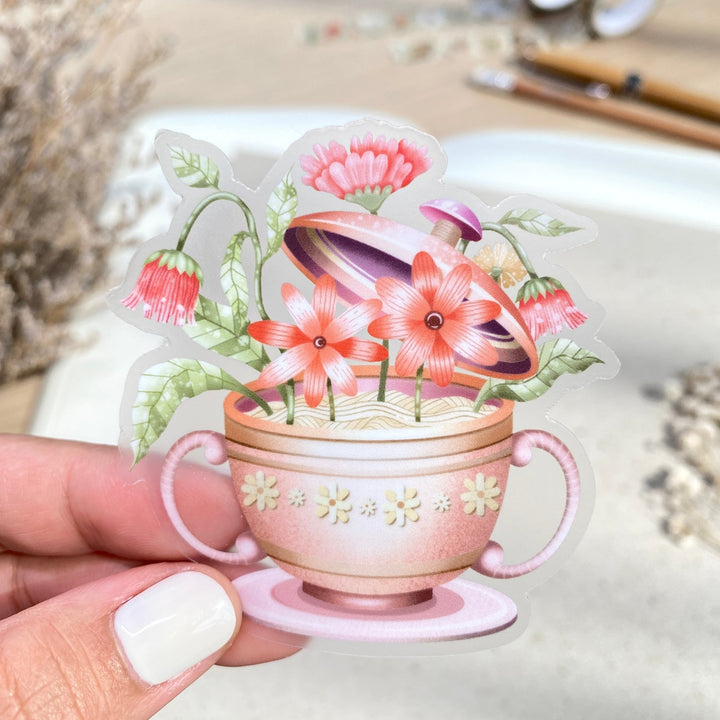 Beautiful handmade Botanical Noodles stationery - created by Lettoon