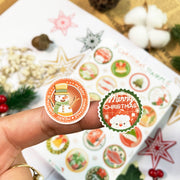 Beautiful handmade Christmas Stamps stationery - created by Lettoon