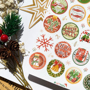 Beautiful handmade Christmas Stamps stationery - created by Lettoon