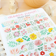 Beautiful handmade Colourful Flower Washi Tape stationery - created by LETTOOn
