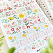 Beautiful handmade Colourful Flower Washi Tape stationery - created by LETTOOn