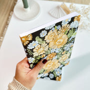Beautiful handmade Dot Grid Notebook - Dark Botanical (Pre-Order) stationery - created by Lettoon