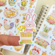 Beautiful handmade Easter Bunny stationery - created by LETTOOn