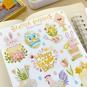Beautiful handmade Easter Bunny stationery - created by LETTOOn