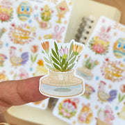 Beautiful handmade Easter Bunny stationery - created by LETTOOn