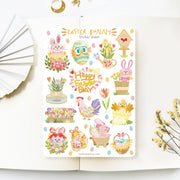 Beautiful handmade Easter Bunny stationery - created by LETTOOn