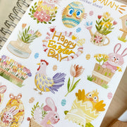 Beautiful handmade Easter Bunny stationery - created by LETTOOn
