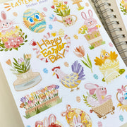 Beautiful handmade Easter Bunny stationery - created by LETTOOn
