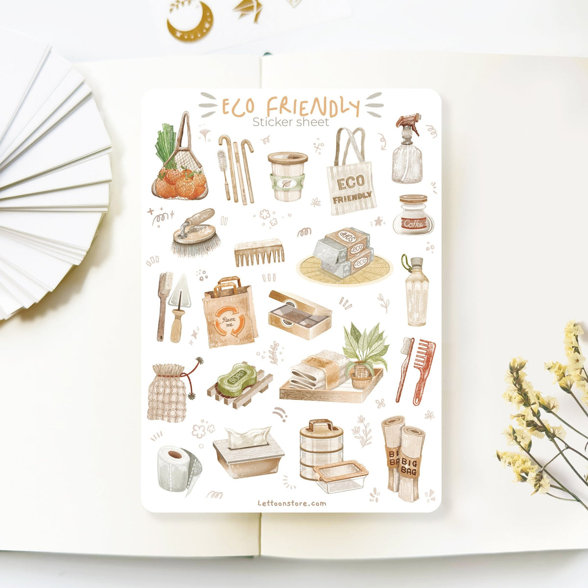 Beautiful handmade Eco-Friendly stationery - created by LETTOOn