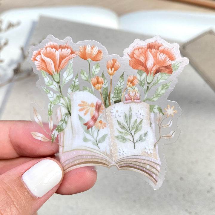 Beautiful handmade Floral Book stationery - created by Lettoon
