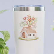 Beautiful handmade Flower House stationery - created by Lettoon