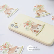 Beautiful handmade Flower House stationery - created by Lettoon