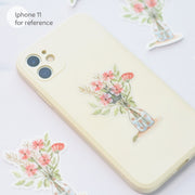 Beautiful handmade Flower Vase stationery - created by Lettoon