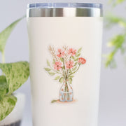 Beautiful handmade Flower Vase stationery - created by Lettoon