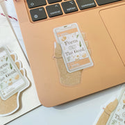 Beautiful handmade Focus On The Good stationery - created by Lettoon