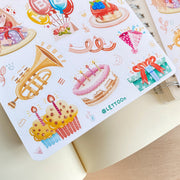 Beautiful handmade Happy Birthday stationery - created by LETTOOn