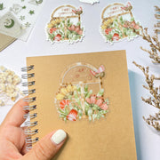 Beautiful handmade Keep Growing stationery - created by Lettoon