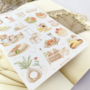 Beautiful handmade Kitchen Vibes stationery - created by LETTOOn