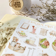 Beautiful handmade Kitchen Vibes stationery - created by LETTOOn