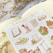 Beautiful handmade Kitchen Vibes stationery - created by LETTOOn