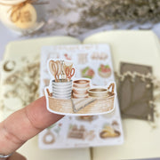 Beautiful handmade Kitchen Vibes stationery - created by LETTOOn