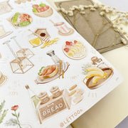 Beautiful handmade Kitchen Vibes stationery - created by LETTOOn