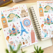 Beautiful handmade Landmark stationery - created by LETTOOn