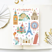 Beautiful handmade Landmark stationery - created by LETTOOn