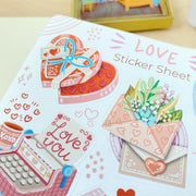 Beautiful handmade Love stationery - created by LETTOOn