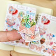Beautiful handmade Love stationery - created by LETTOOn