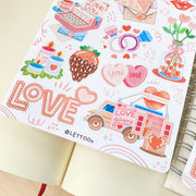 Beautiful handmade Love stationery - created by LETTOOn