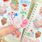 Beautiful handmade Love stationery - created by LETTOOn