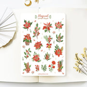 Beautiful handmade Magical Winter Flower stationery - created by LETTOOn
