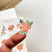Beautiful handmade Magical Winter Flower stationery - created by LETTOOn
