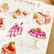 Beautiful handmade Patisserie stationery - created by Lettoon