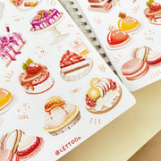 Beautiful handmade Patisserie stationery - created by Lettoon