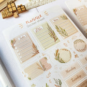 Beautiful handmade Planner Essentials stationery - created by LETTOOn