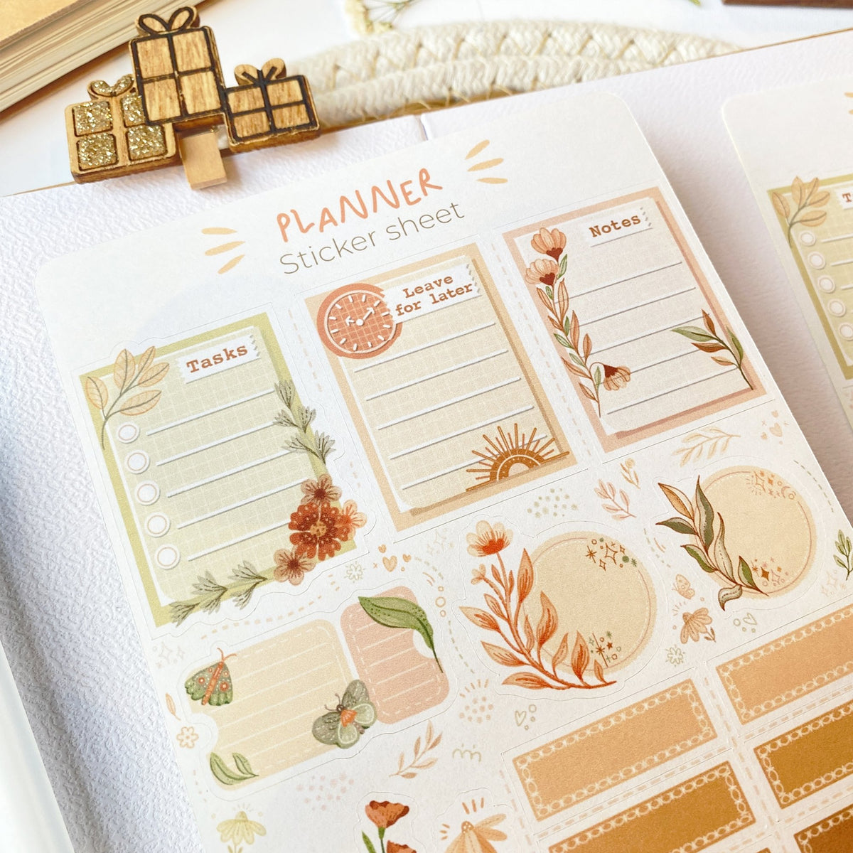 Planner Essentials Planner Essentials Sticker Sheet – Organizer Stickers – Lettoon