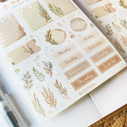 Beautiful handmade Planner Essentials stationery - created by LETTOOn