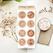 Beautiful handmade Postage Stamps stationery - created by LETTOOn