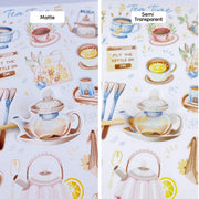 Beautiful handmade Tea Time stationery - created by Lettoon